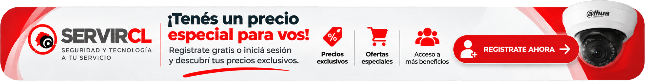 SERVIRCL - Registrate y accedé a precios exclusivos