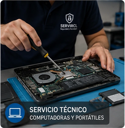 Servicio técnico de computadoras y portátiles