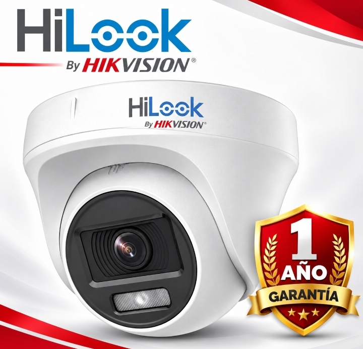 Cámara HiLook ColorVu Lite THC-T129-P – 2 MP Full HD