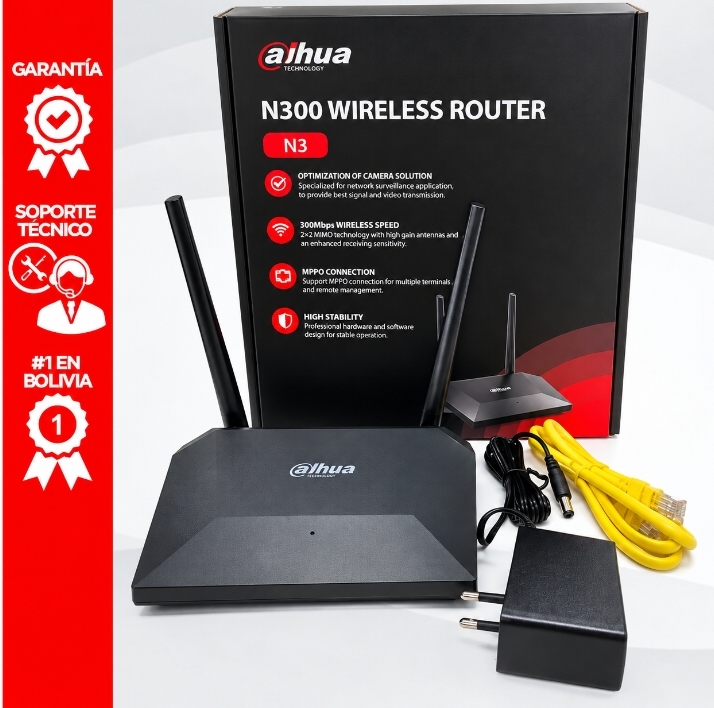 Router inalámbrico Dahua DH-N3 N300