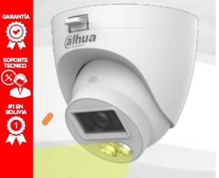 Cámara Dahua Domo 5MP Full Color + Audio – DH-HAC-HDW1500CLQN-IL-A