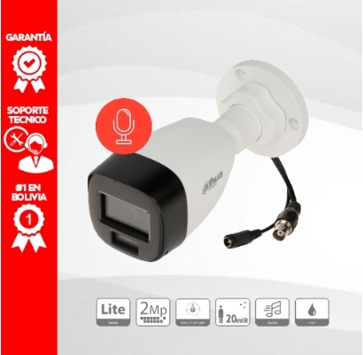 Camara tipo bala Dahua DH-HAC-HFW1200CLN-IL-A